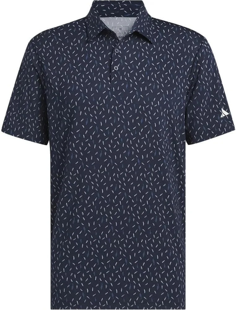 

Adidas Ultimate365 Print мужская поло для гольфа