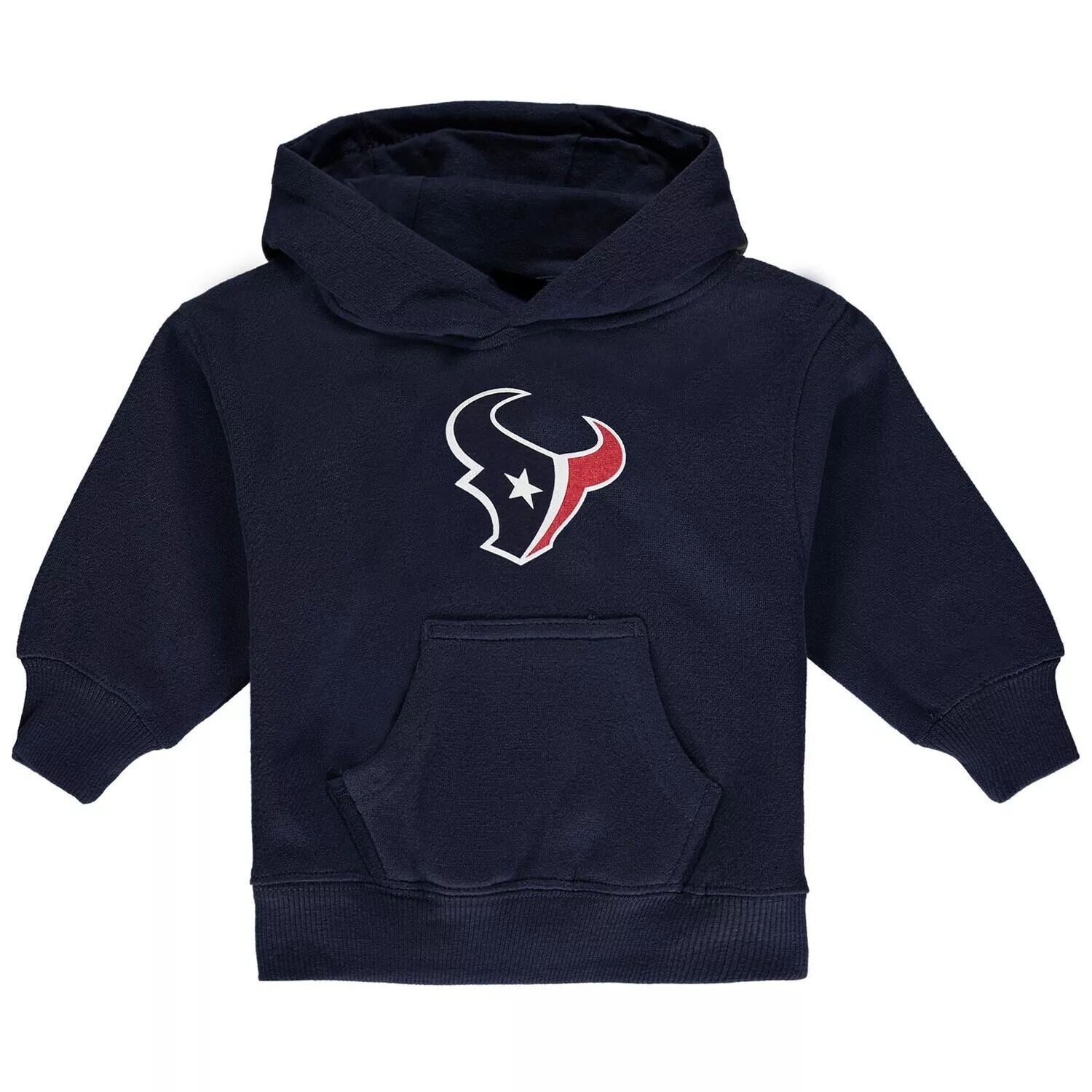 

Темно-синий пуловер с капюшоном и логотипом Toddler Houston Texans Team Outerstuff
