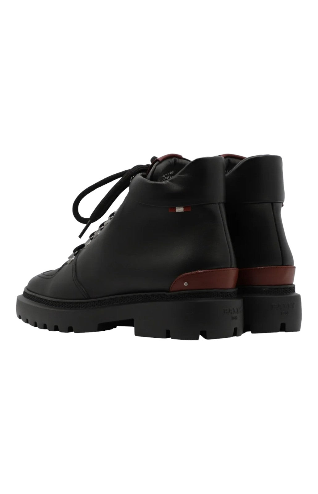 Ботинки мужские Bally Valiant 6239847 из черной телячьей кожи — фото 3