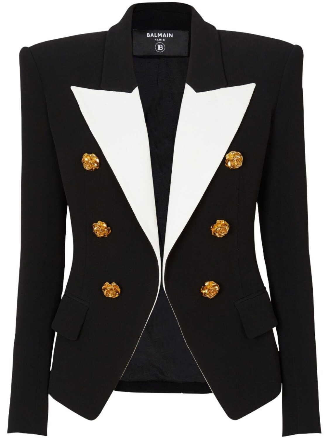 

Balmain блейзер в двух тонах, черный