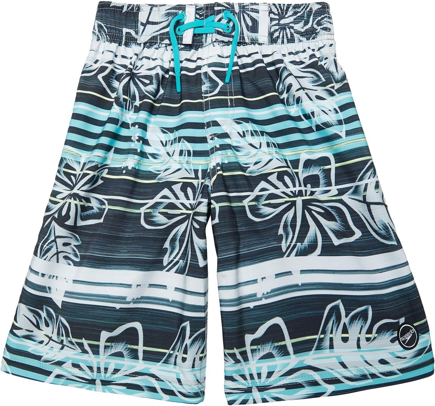 

Шорты для плавания Speedo Kids Printed Boardshorts 17", цвет Anthracite