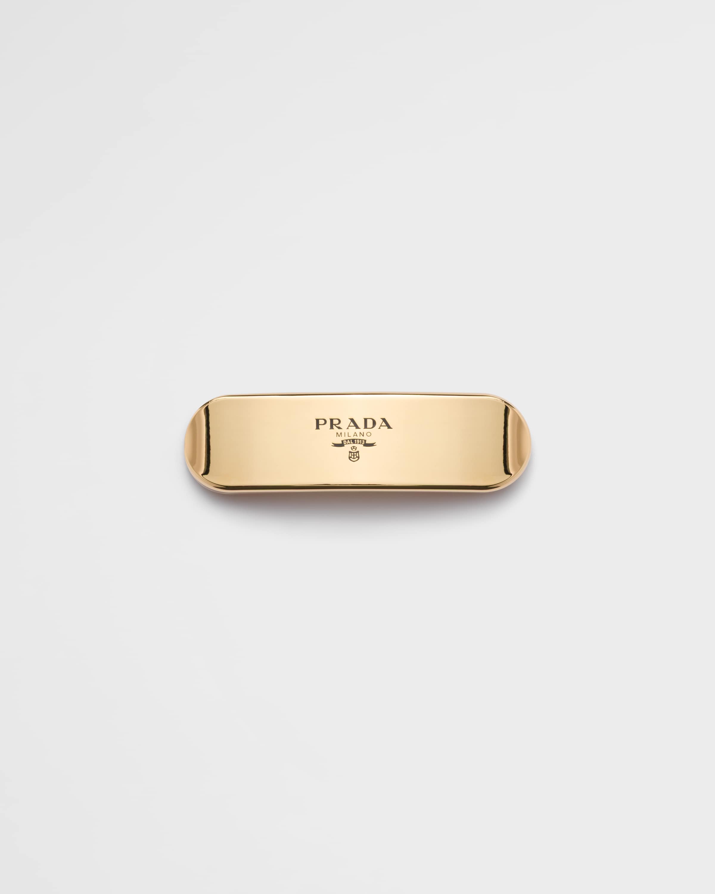 

Металлическая заколка для волос Prada, золото