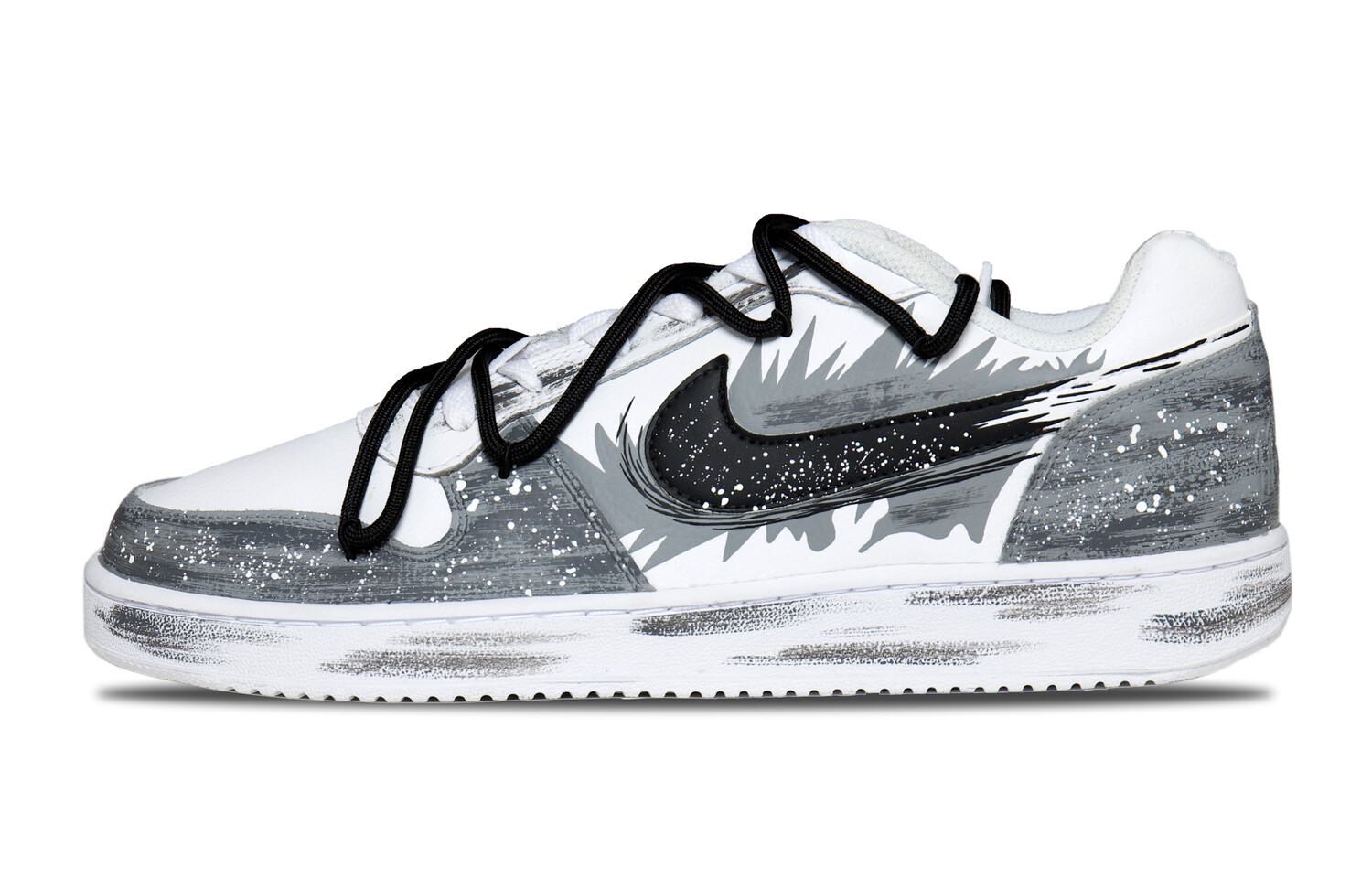 

Кроссовки для скейтбординга EBERNON женские с низким верхом, белый/серый Nike