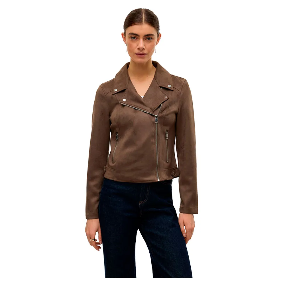

Куртка Vero Moda Jose Short leather, коричневый
