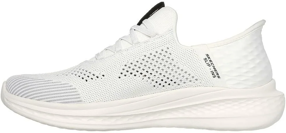 Мужские лоферы Skechers Slade Quinto Hands Free Slip-in, белый — фото 3