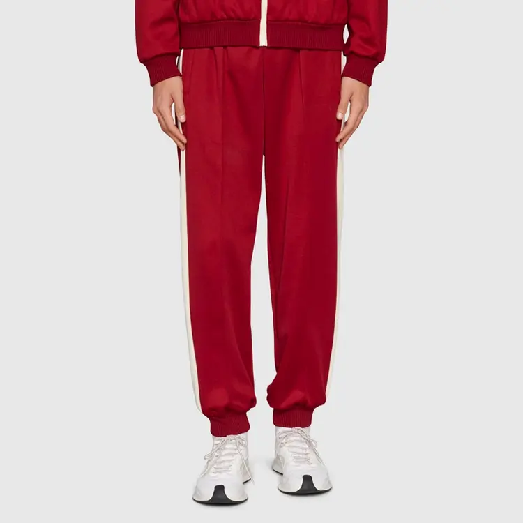 Спортивные штаны Gucci мужские трикотажные, красные — фото 4
