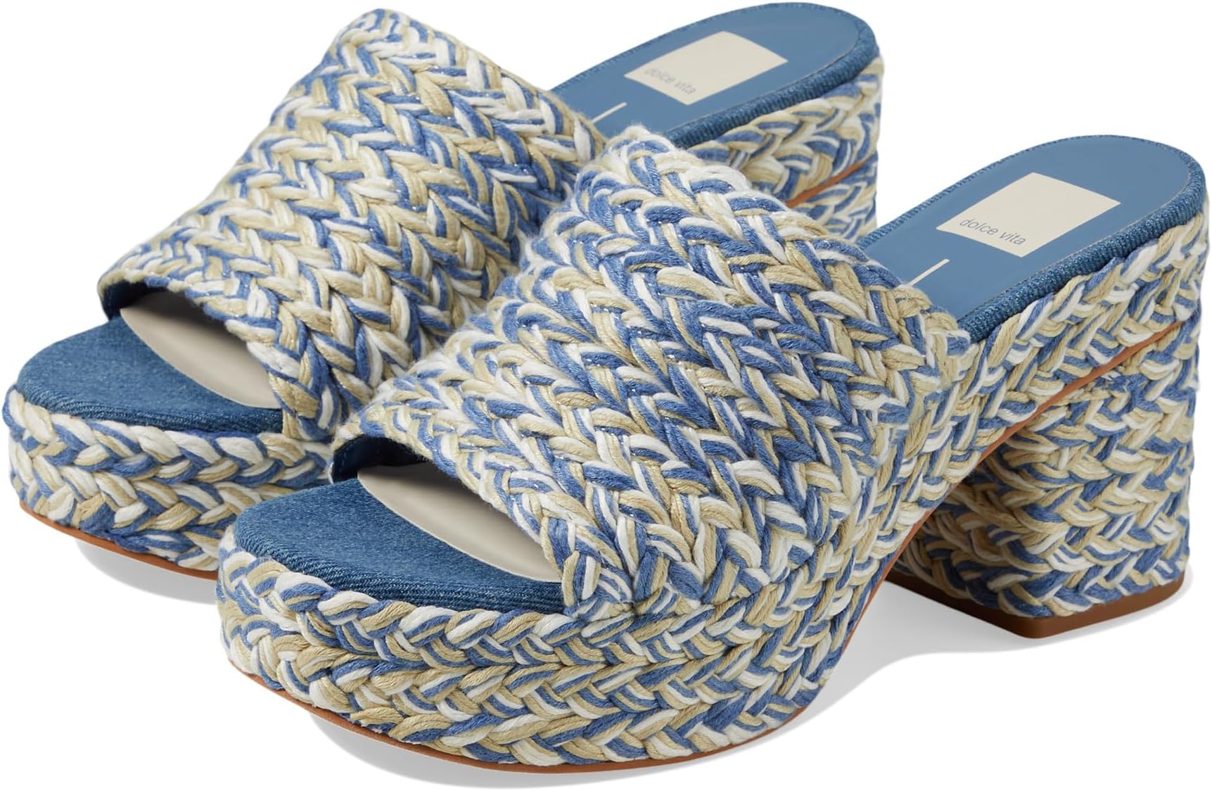 

Сандалии Dolce Vita Lady, цвет Blue Multi Woven