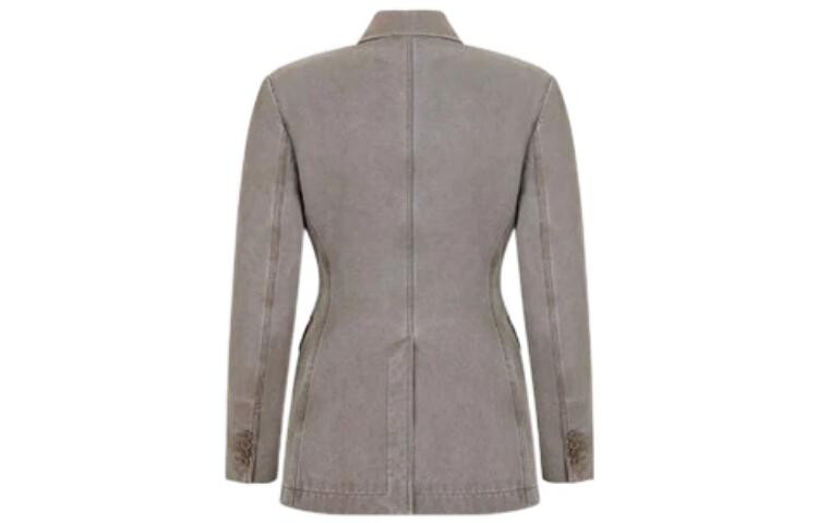 Деловой костюм мужской теплый серо-коричневый Dior, серо-коричневый — фото 2