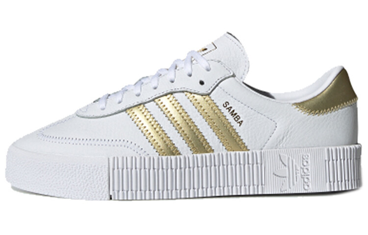 Кроссовки Adidas Sambarose White Gold Metallic Women's