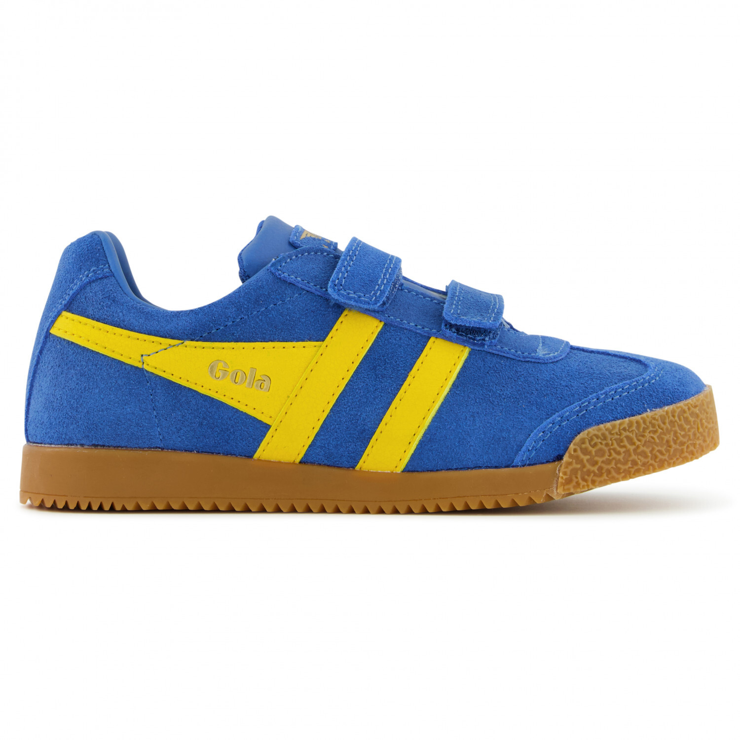 

Кроссовки Gola Kid's Harrier VC, цвет Marine Blue/Sun