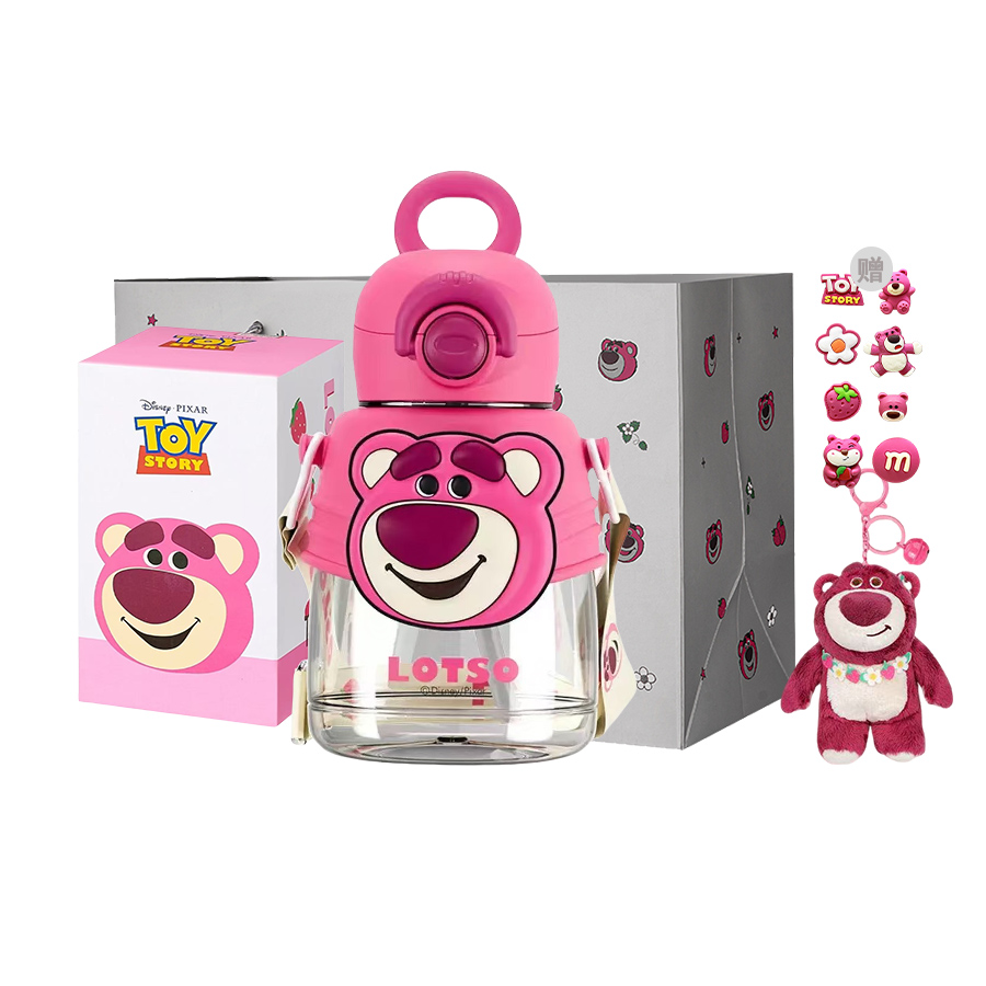 

Пластиковые стаканчики Lotso Disney, Lotso Spin And Fun Straw Water Cup+Shopping Bag+Doll Pendant (Includes Cup Brush+Straw Brush+Stickers)
