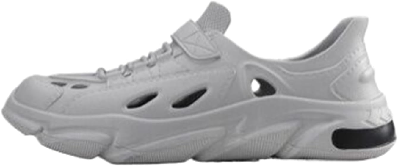 

Мужские сабо летние туфли для мужчин, с противоскользящей подошвой, толстой подошвой, спортивные водные туфли, сандалии с полной фиксацией Dannling, серый