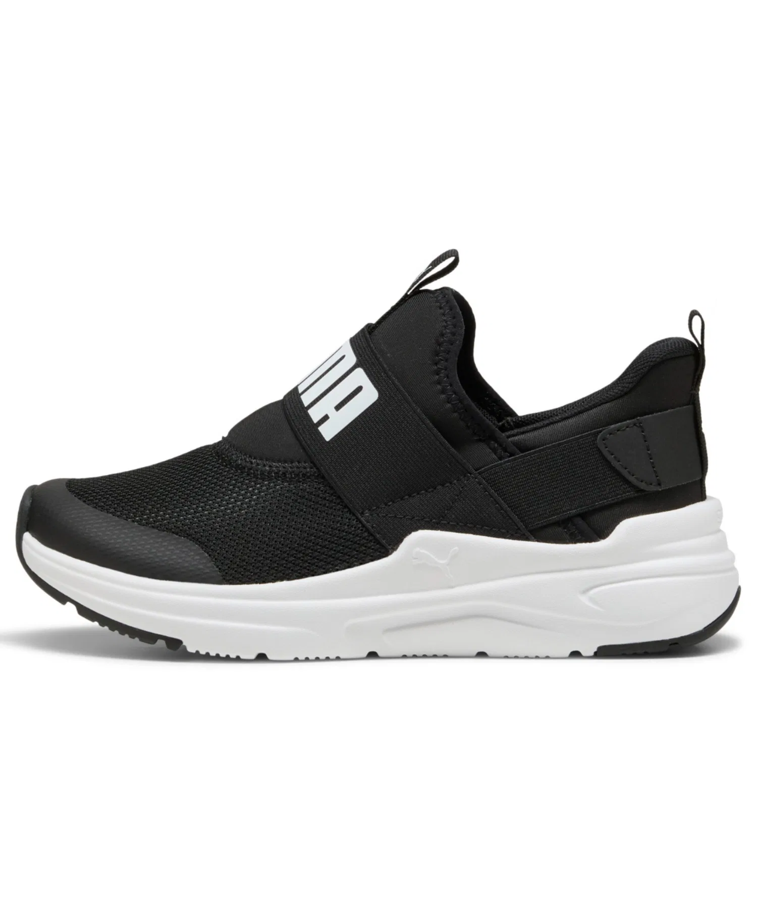 Детские кроссовки PUMA Softride Wired 2 белые с чёрным