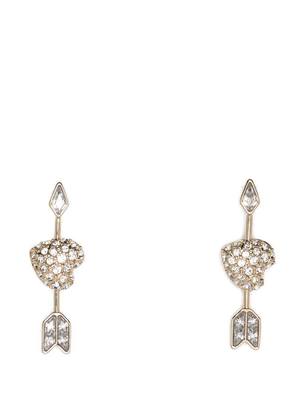 

Серьги в форме стрелы Swarovski, золотой