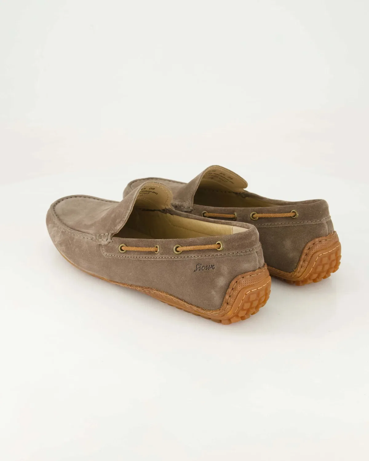 Slipper из велюровой кожи, Sioux, коричневый — фото 3