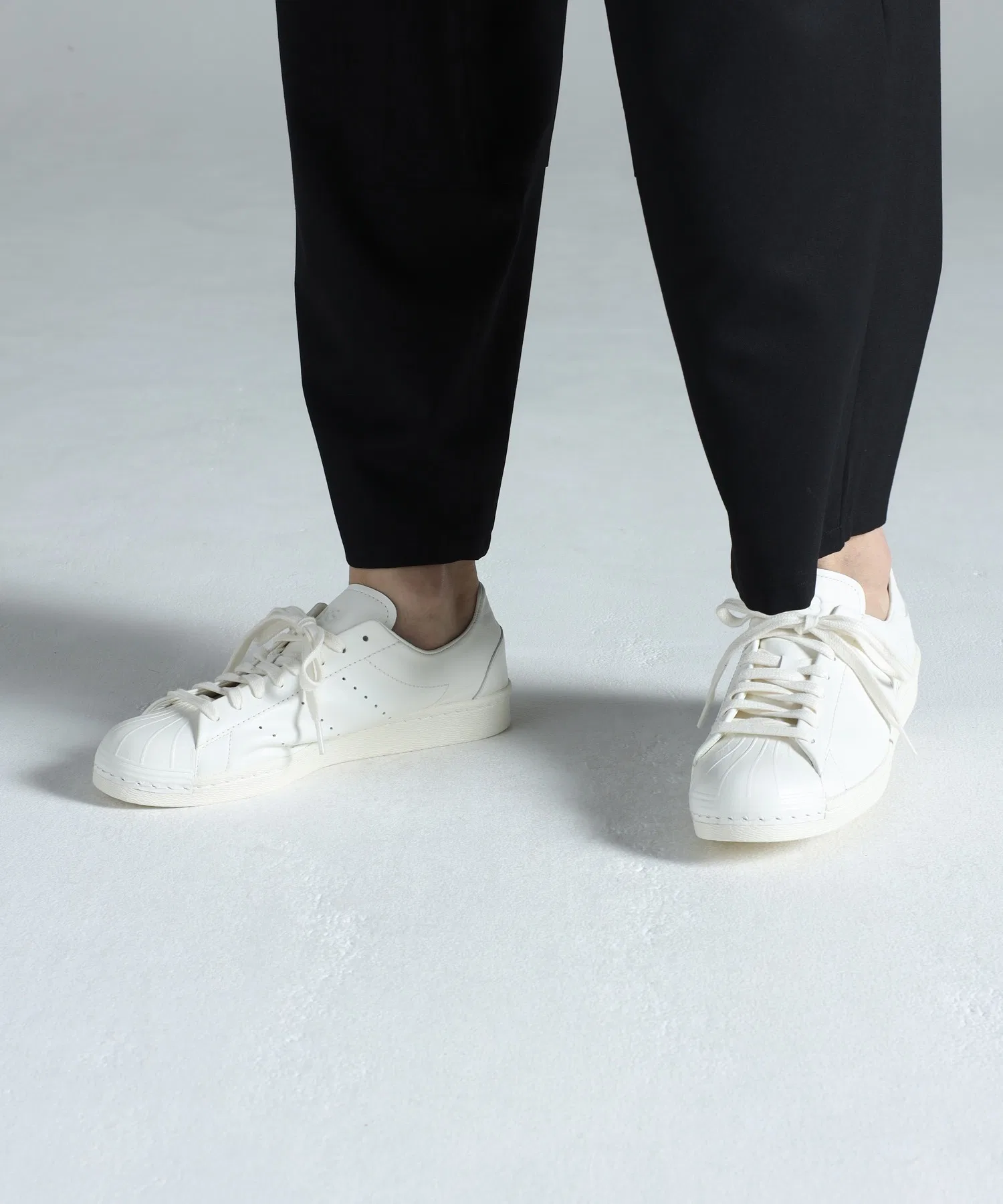 Унисекс кроссовки Y-3 Superstar из кожи белые