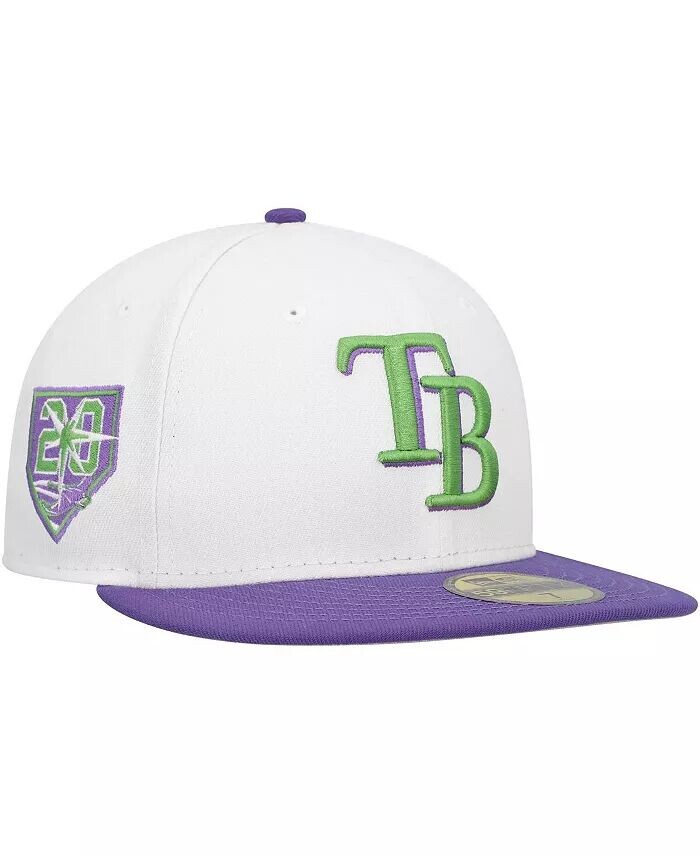 

Мужская белая приталенная шляпа Tampa Bay Rays 59FIFTY New Era