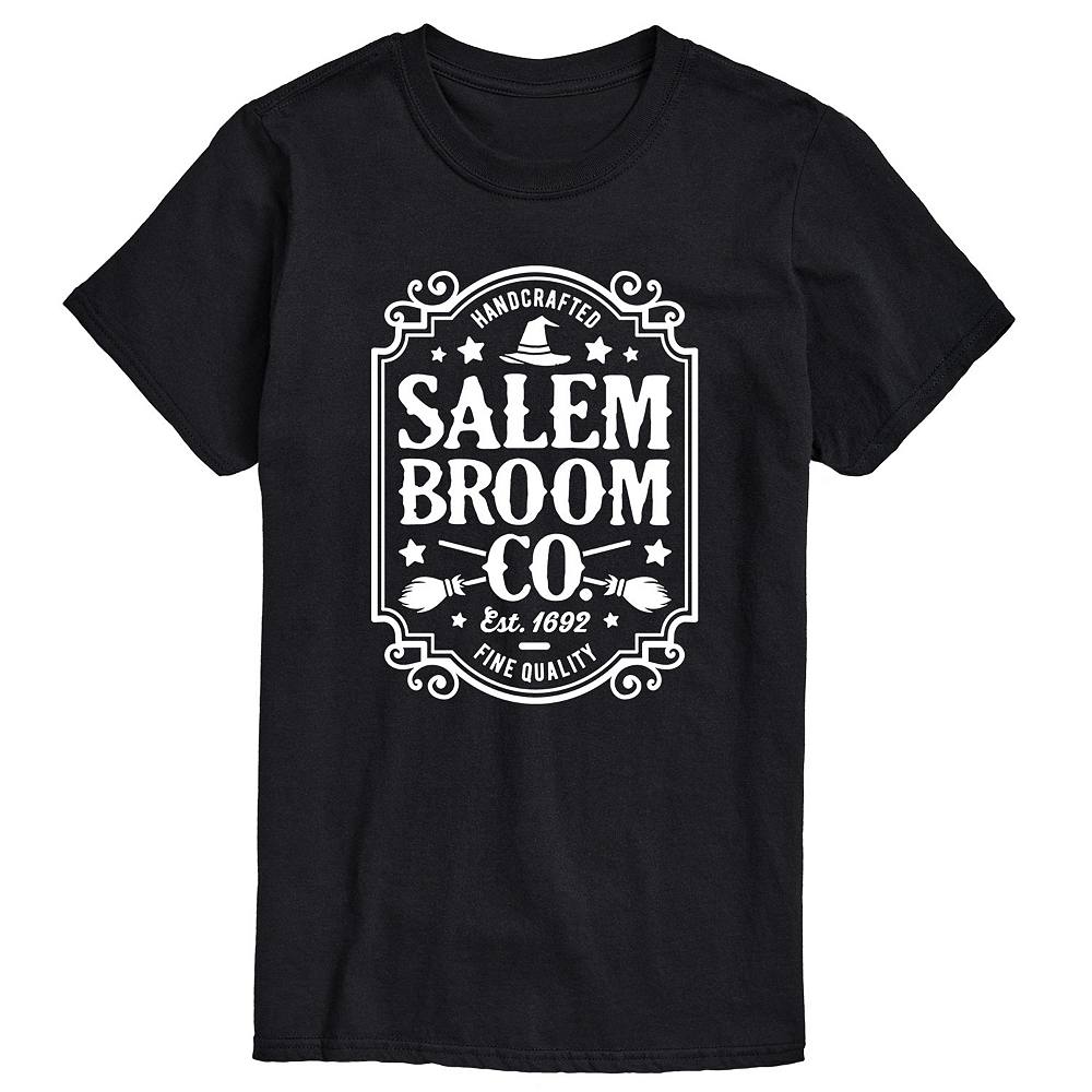 

Футболка с надписью Big & Tall Salem Broom Co Licensed Character, черный