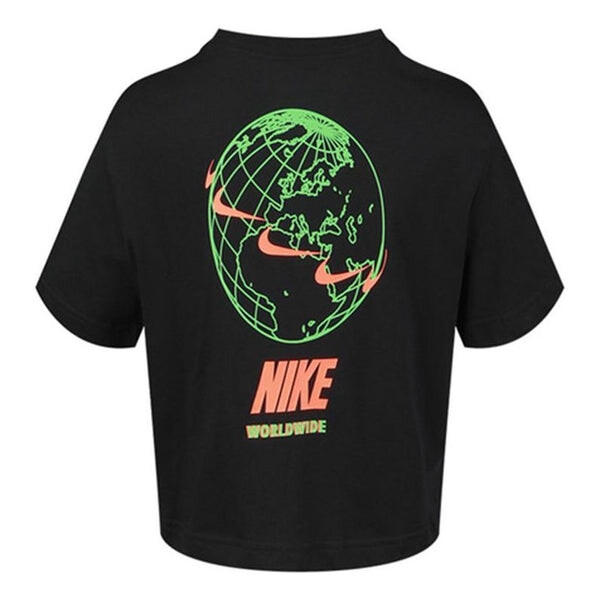 

Футболка спортивная короткие с круглым вырезом Nike, черный