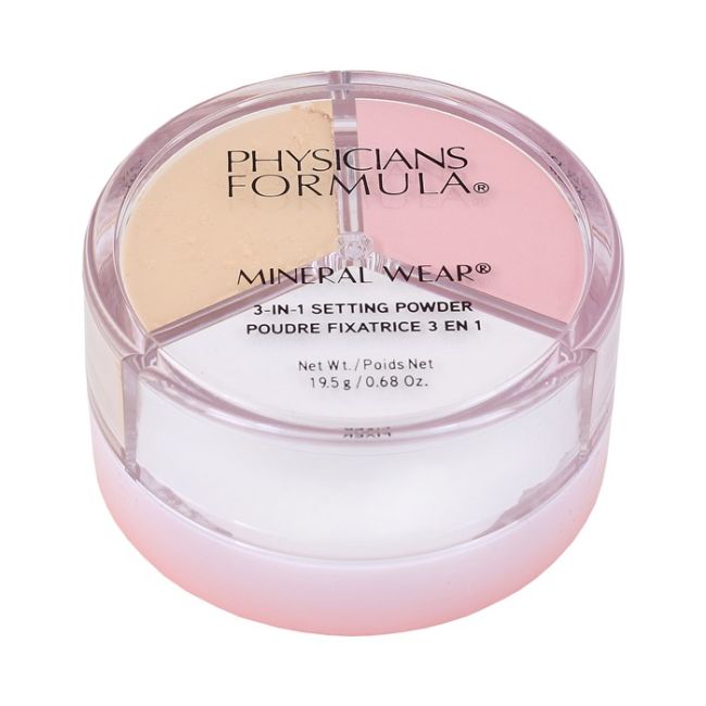 

Mineral wear 3-в-1 фиксирующая минеральная пудра Physicians Formula, 19,5 гр