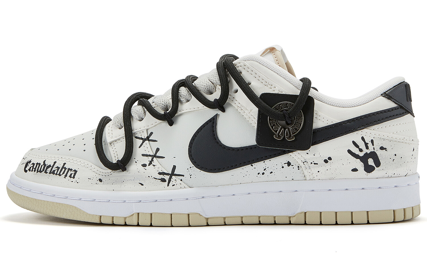 

Кроссовки Nike Dunk Skateboard Shoes Men Low-Top Apricot/Gray/Black