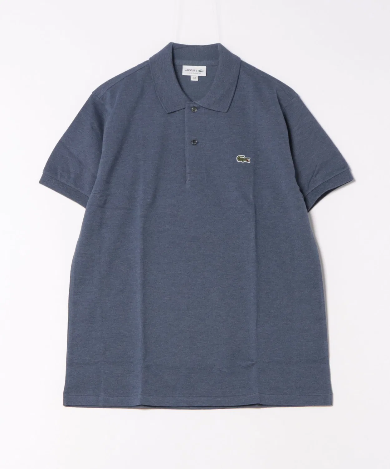 Полочная рубашка Lacoste L.12.12 Classic Fit, хлопок, синий