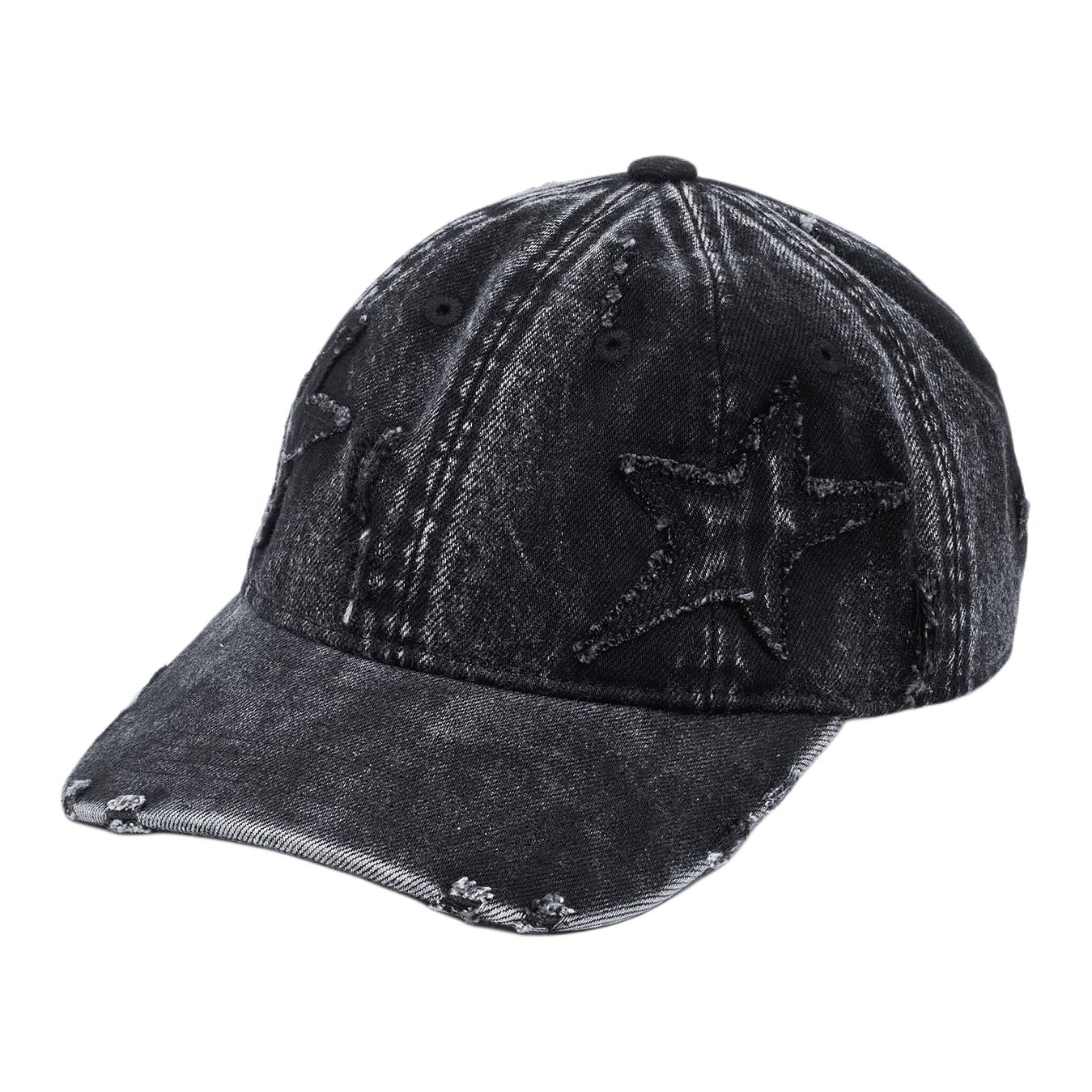 

LINING Джинсовая бейсболка унисекс черная, Black