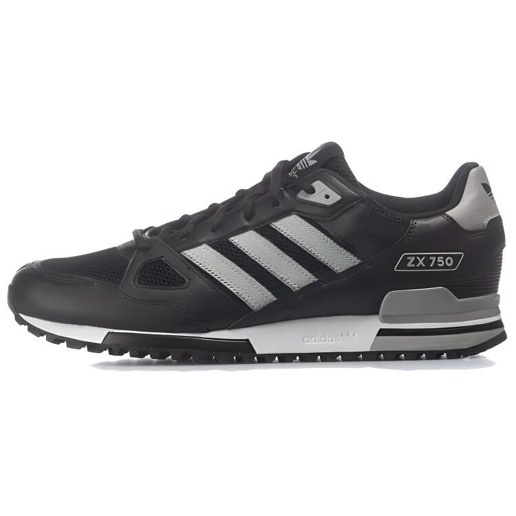 

adidas originals ZX 750 Lifestyle Shoes Men Low-top Black/Gray