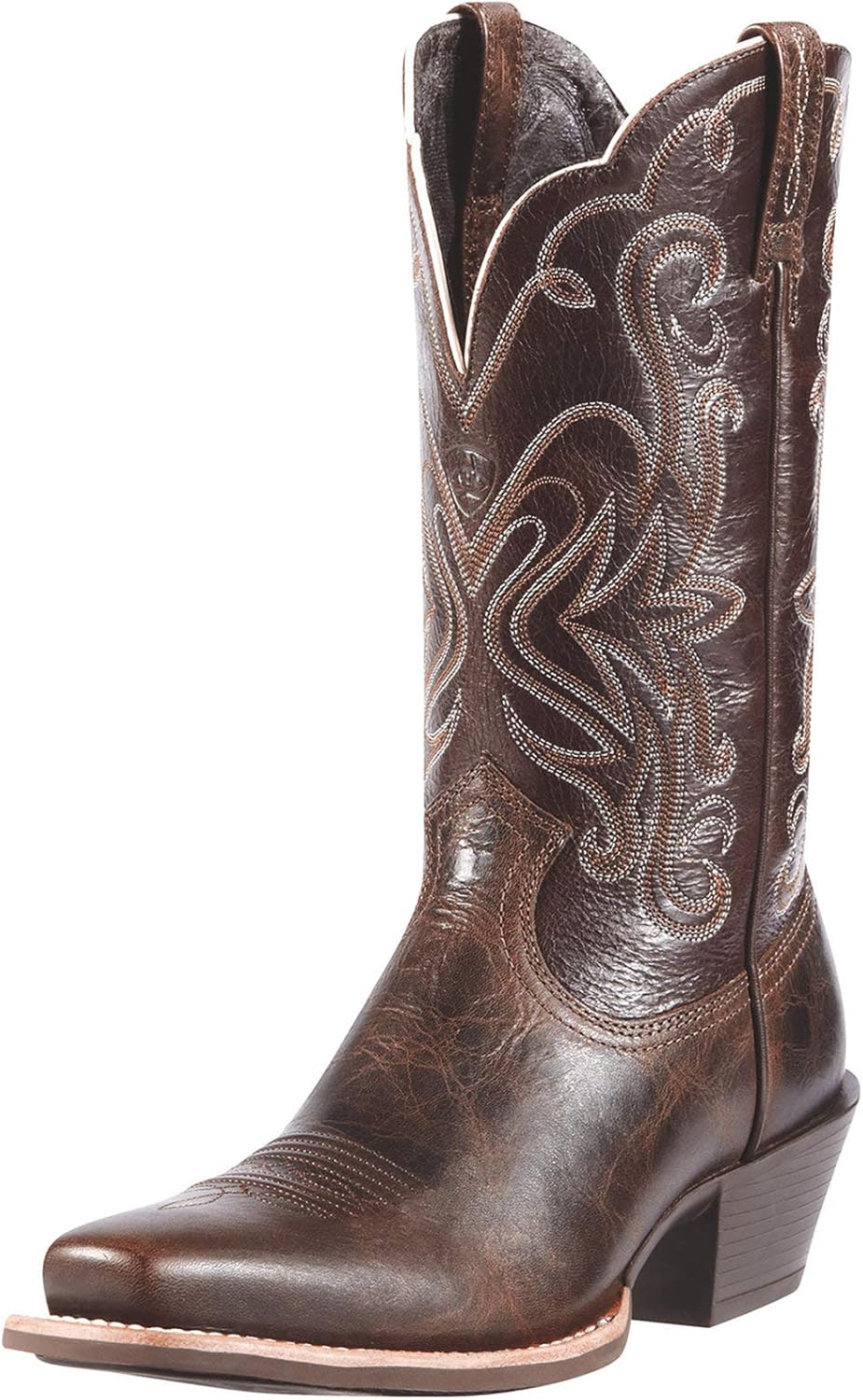 

Унисекс детские сапоги ARIAT Hybrid Rancher с широким квадратным носком вестерн, коричневый