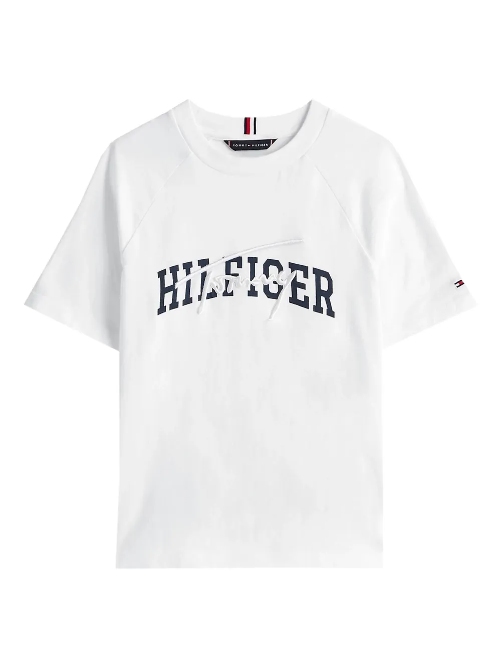 

Футболка с логотипом Hilfiger Tommy Hilfiger Junior, белый