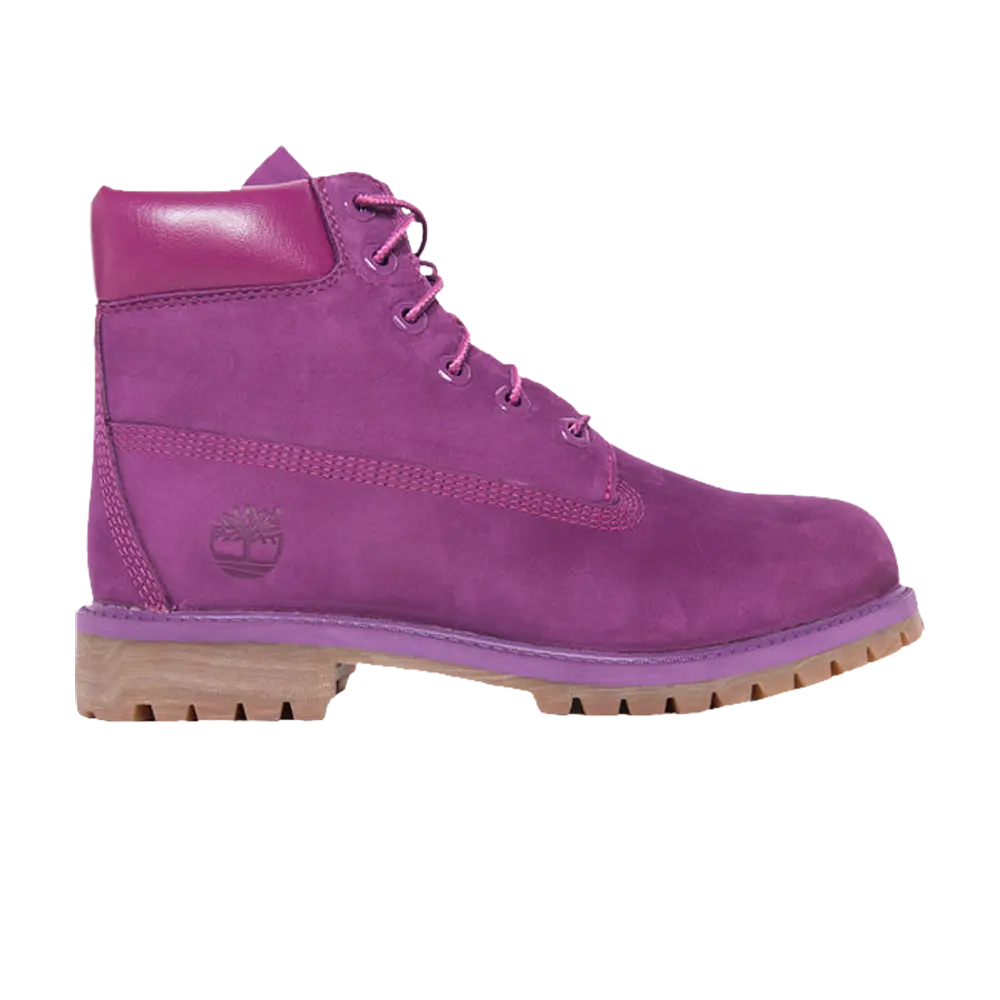 Ботинки Timberland Premium 6 Inch Junior, ярко-фиолетовый