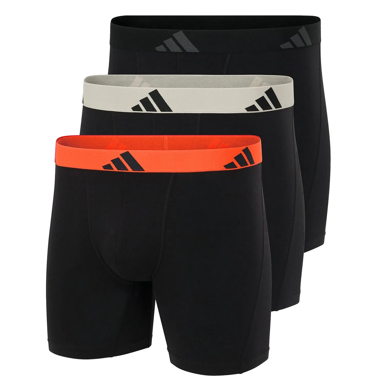 Боксеры из эластичного хлопка Adidas, разноцветный