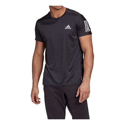 

Футболка Adidas Own the Run Tee 'Black', черный