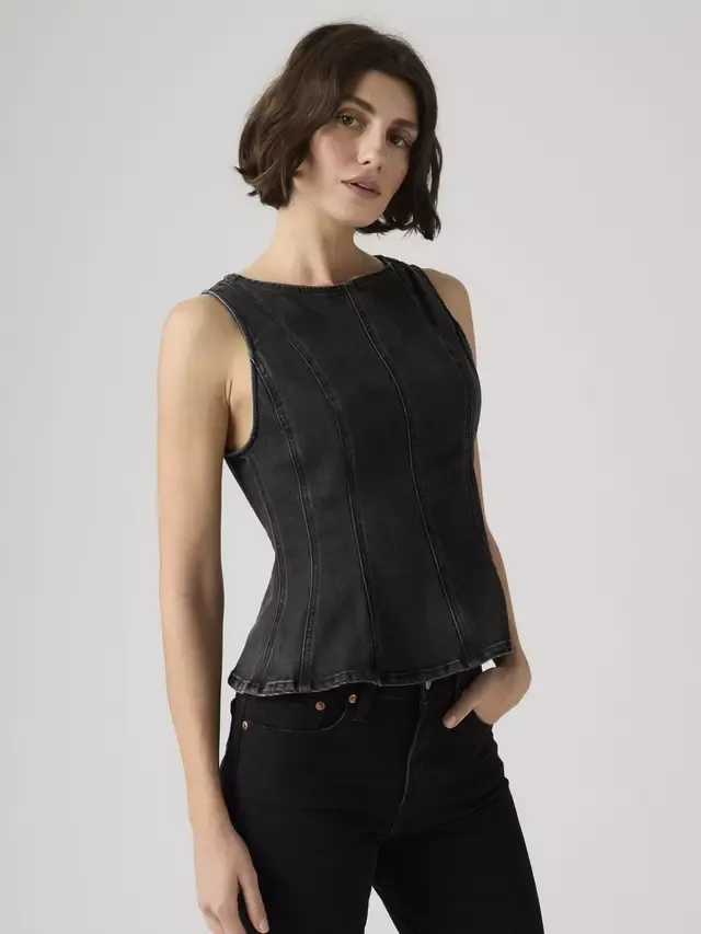 Топ с баской от Leighton, NY Nights Levi's