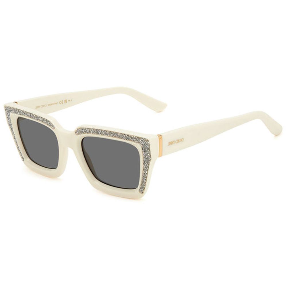

Белые солнцезащитные очки из смолы Jimmy Choo Eyewear