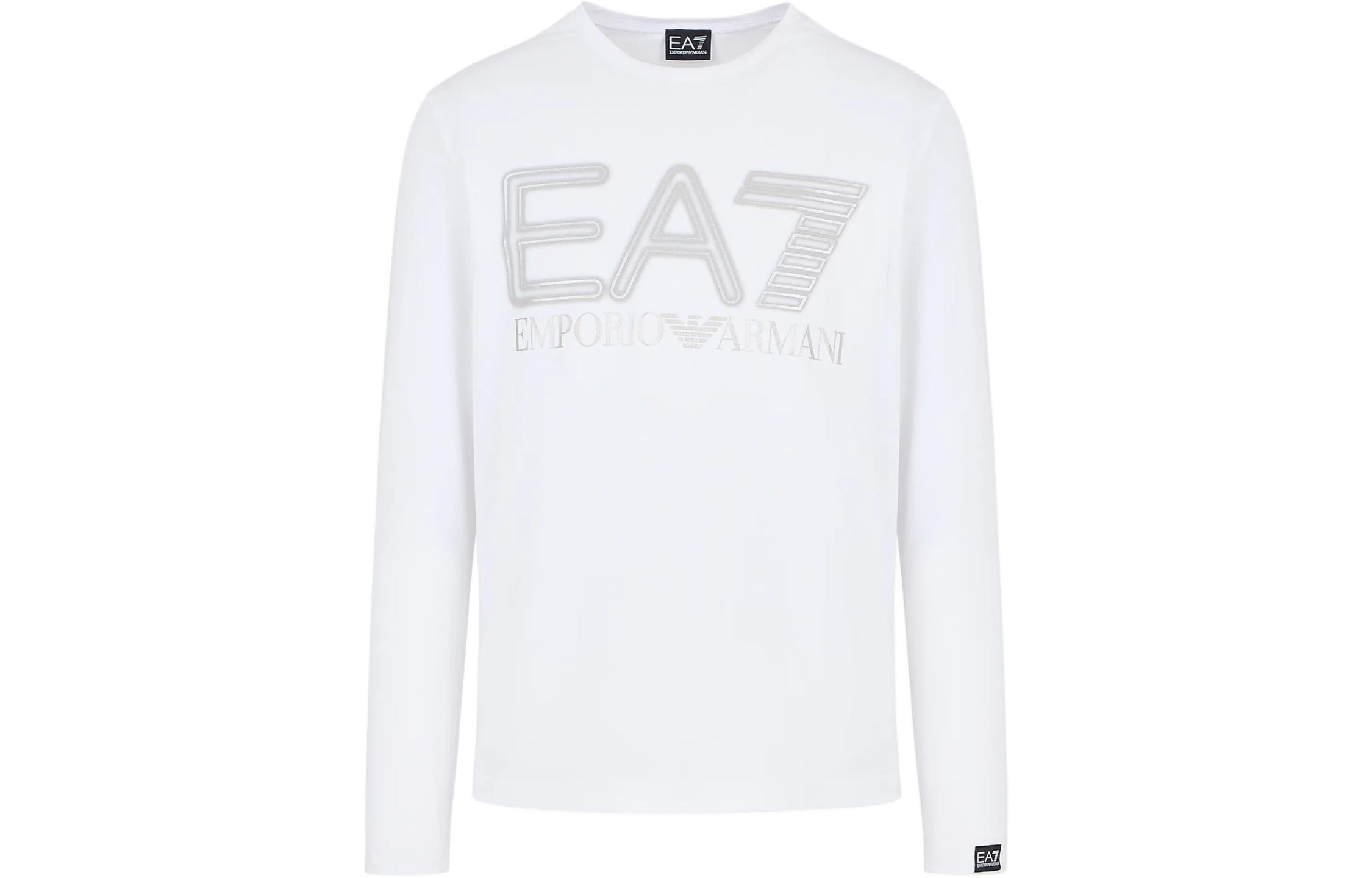 

EMPORIO ARMANI Футболка EA7 SS24 унисекс белая