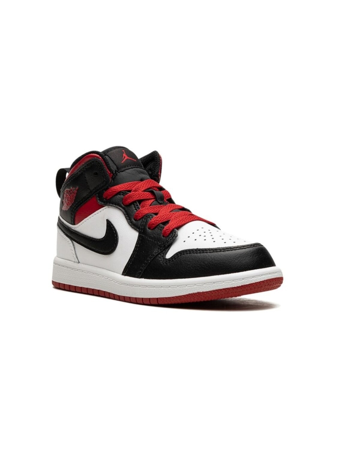 

Кроссовки Jordan 1 Mid 'Gym Red' Jordan Kids, белый