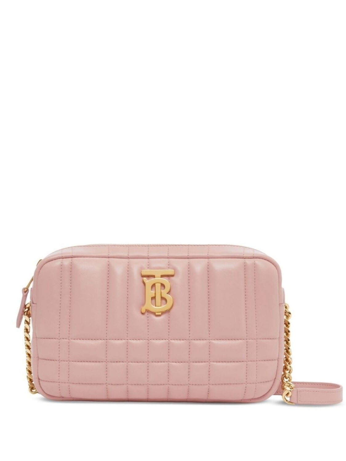 

Стеганая каркасная сумка Burberry Lola, розовый