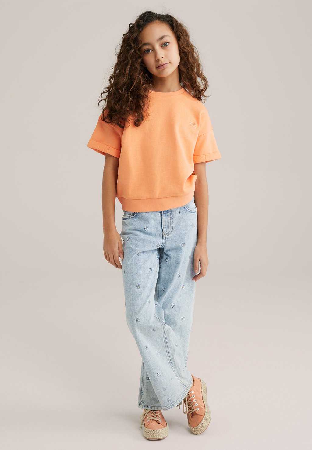 

Базовая футболка WE Fashion, цвет Bright Orange