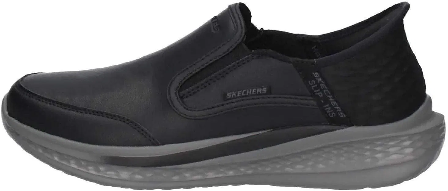 Слипоны Skechers Adult Master Item 205237 CDB Brown, черный