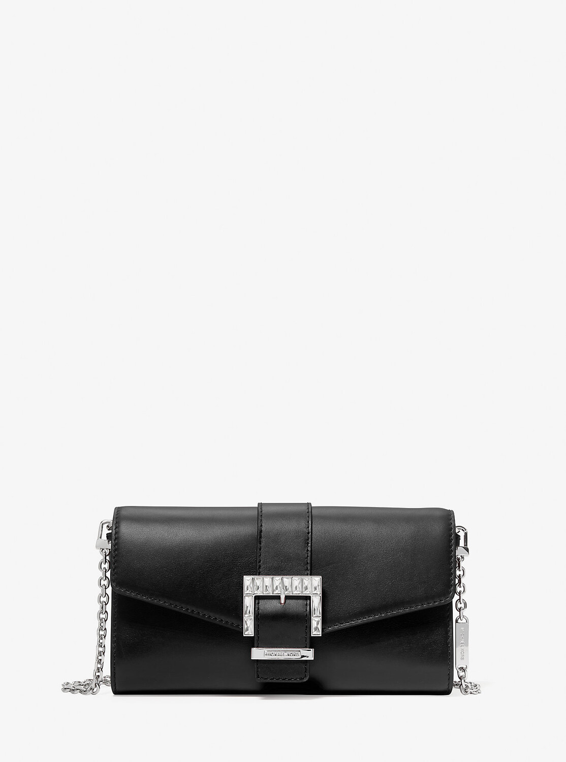 

Средний кожаный клатч Penelope Michael Kors, черный