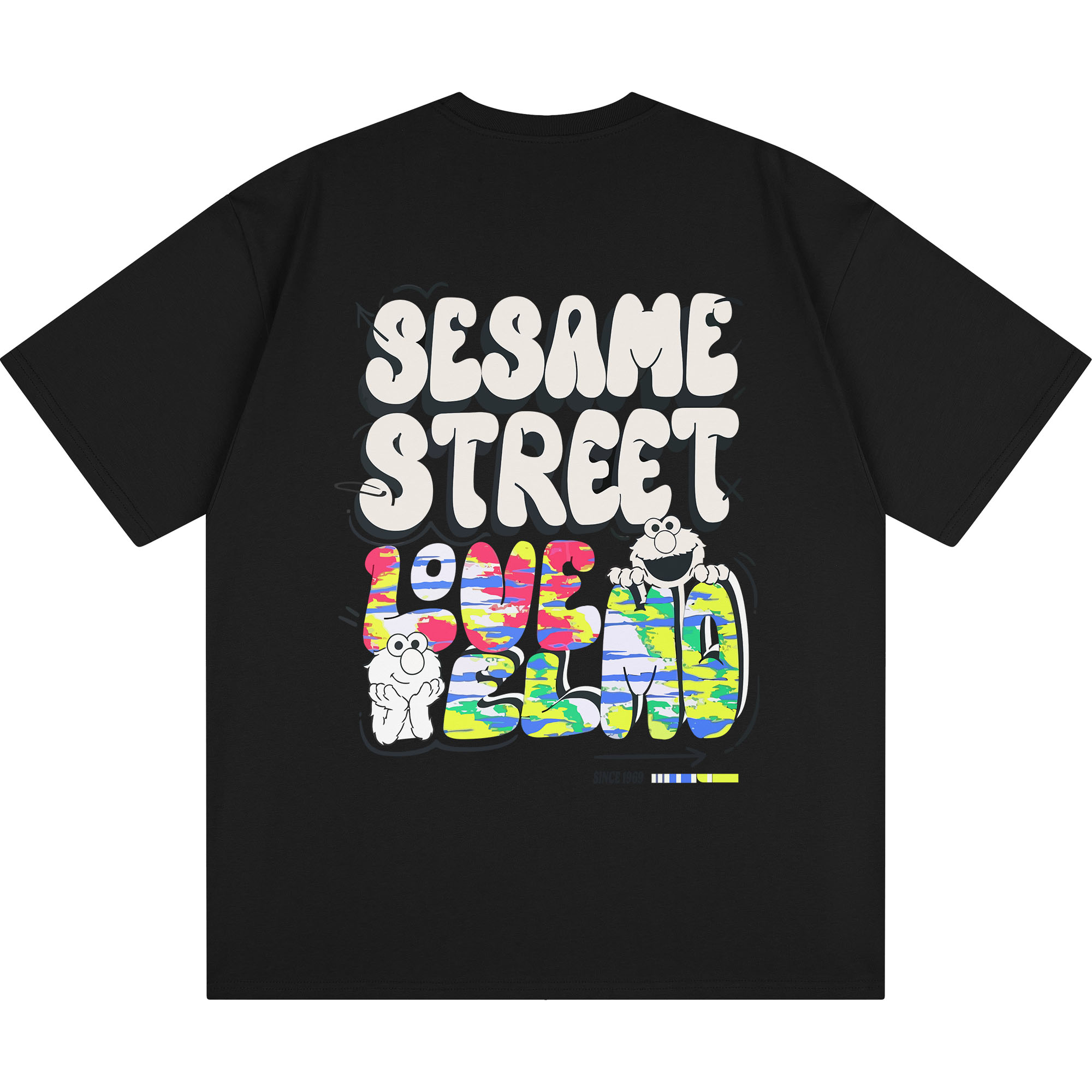 

Футболка унисекс SESAME STREET, Apricot