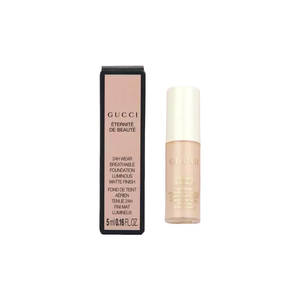 Образец жидкой тональной основы Soft Matte Long Lasting с матовым покрытием, стойкий, матирующий, увлажняющий консилер, 5 мл GUCCI, #120N — фото 2