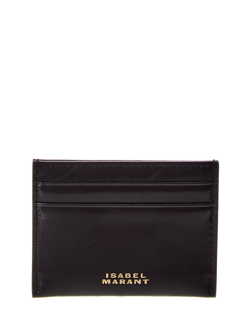 

Кожаный чехол для карт Isabel Marant Chiba, черный