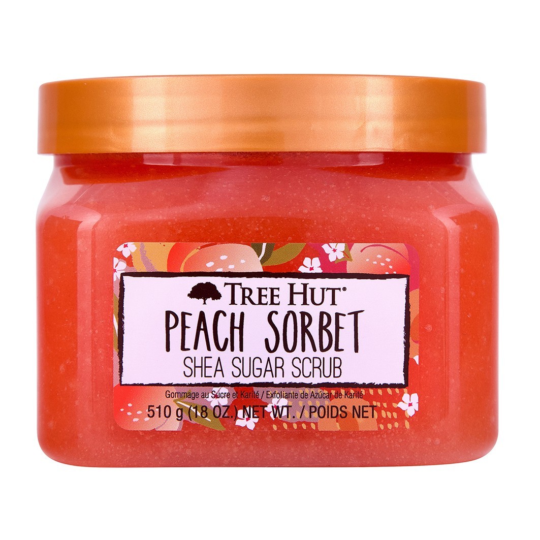 

Скраб для тела shea sugar scrub peach sorbet Tree Hut, вес 510 гр.