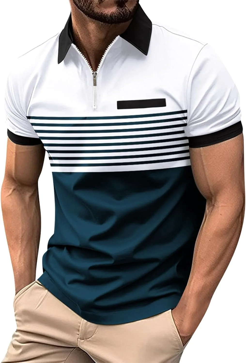 

Ymosrh мужская поло для гольфа и тенниса с коротким рукавом, M-3XL