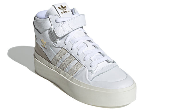 Кроссовки форум bonega mid Adidas, белый — фото 3