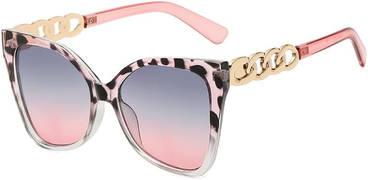 

Солнцезащитные очки для мужчин и женщин - защита UV400 - оправа "кошачий глаз" с градиентным покрытием, подходят для занятий спортом на открытом воздухе и вождения QWBSER, 5