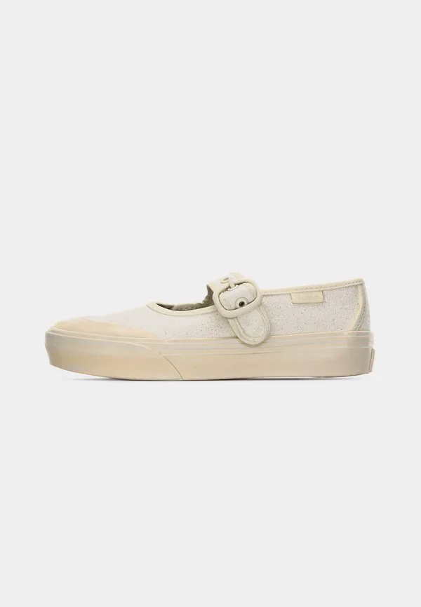 Балетки мэри джейн унисекс с ремешком на щиколотке Vans, Glitter White — фото 2