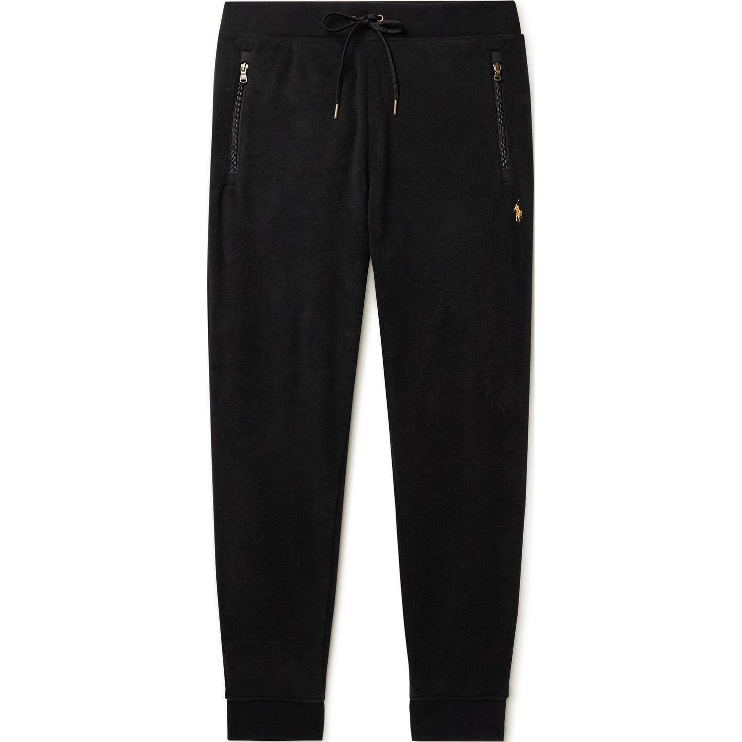 

Брюки спортивные с завязками, сужающиеся Polo Ralph Lauren, черный